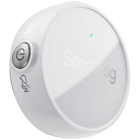 SmallRig 4706 S60 - zestaw, bezprzewodowy system mikrofonowy, 2.4 GHz, (2x TX, 1x RX), USB-C, biały_nadajnik_4